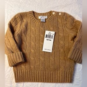 Ralph Lauren cashmere baby sweater new with tags 9-12